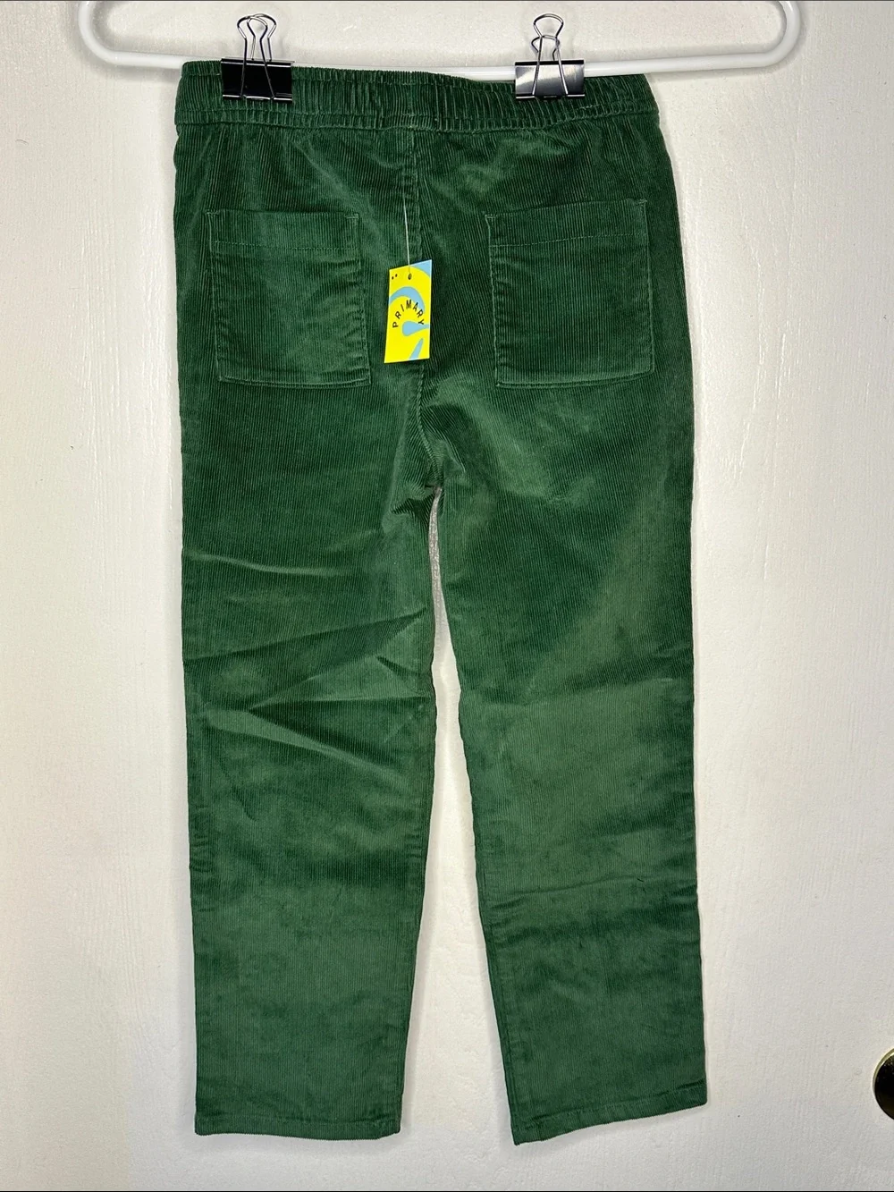 Primary Kids Green Corduroy Pull On Pants